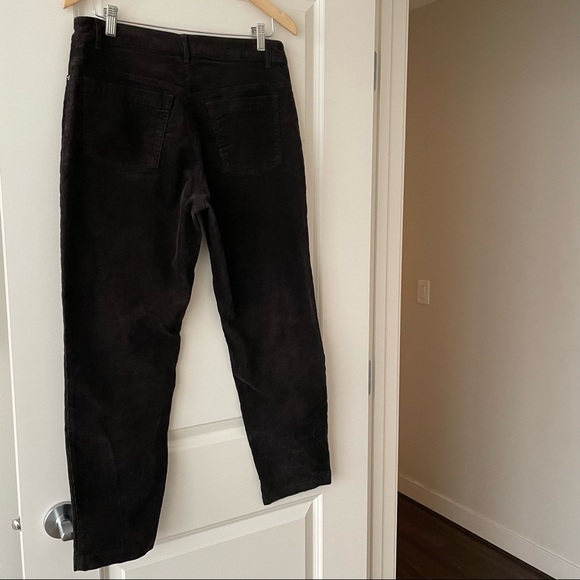Mango cotton corduroy pants in dark brown - Picture 13 of 15